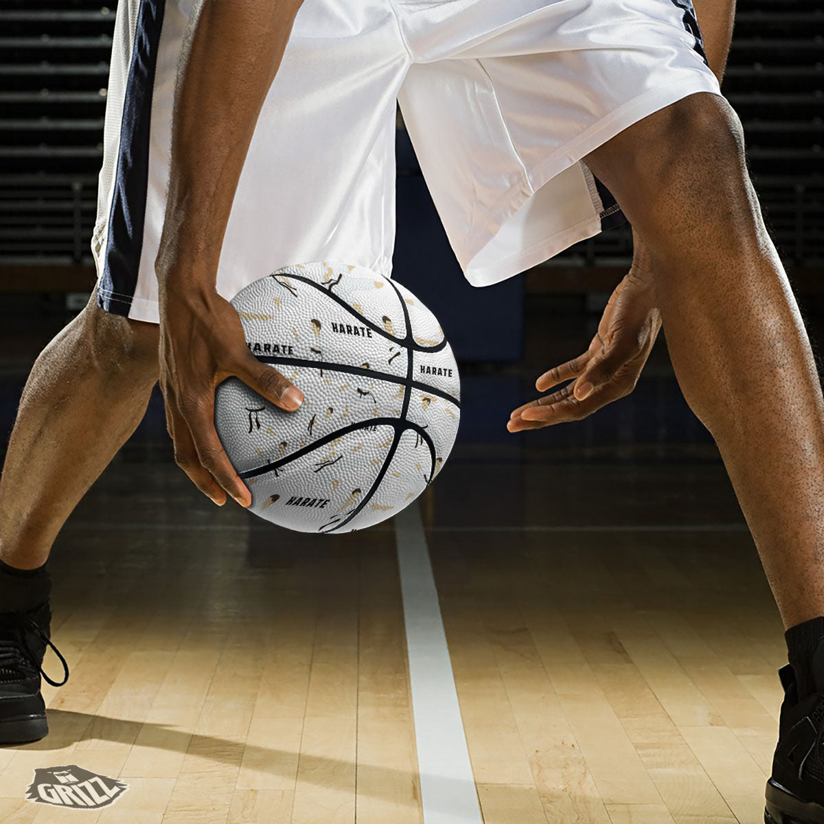 Fighter Karate Print Pattern Basketball