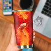 Fire Astronaut Print Tumbler-grizzshop