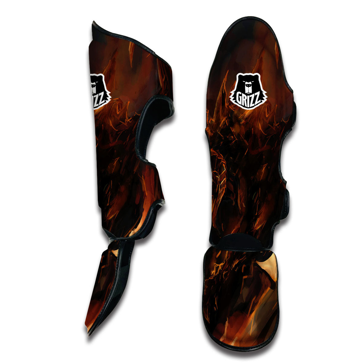 Fire Dragon Muay Thai Shin Guards-grizzshop