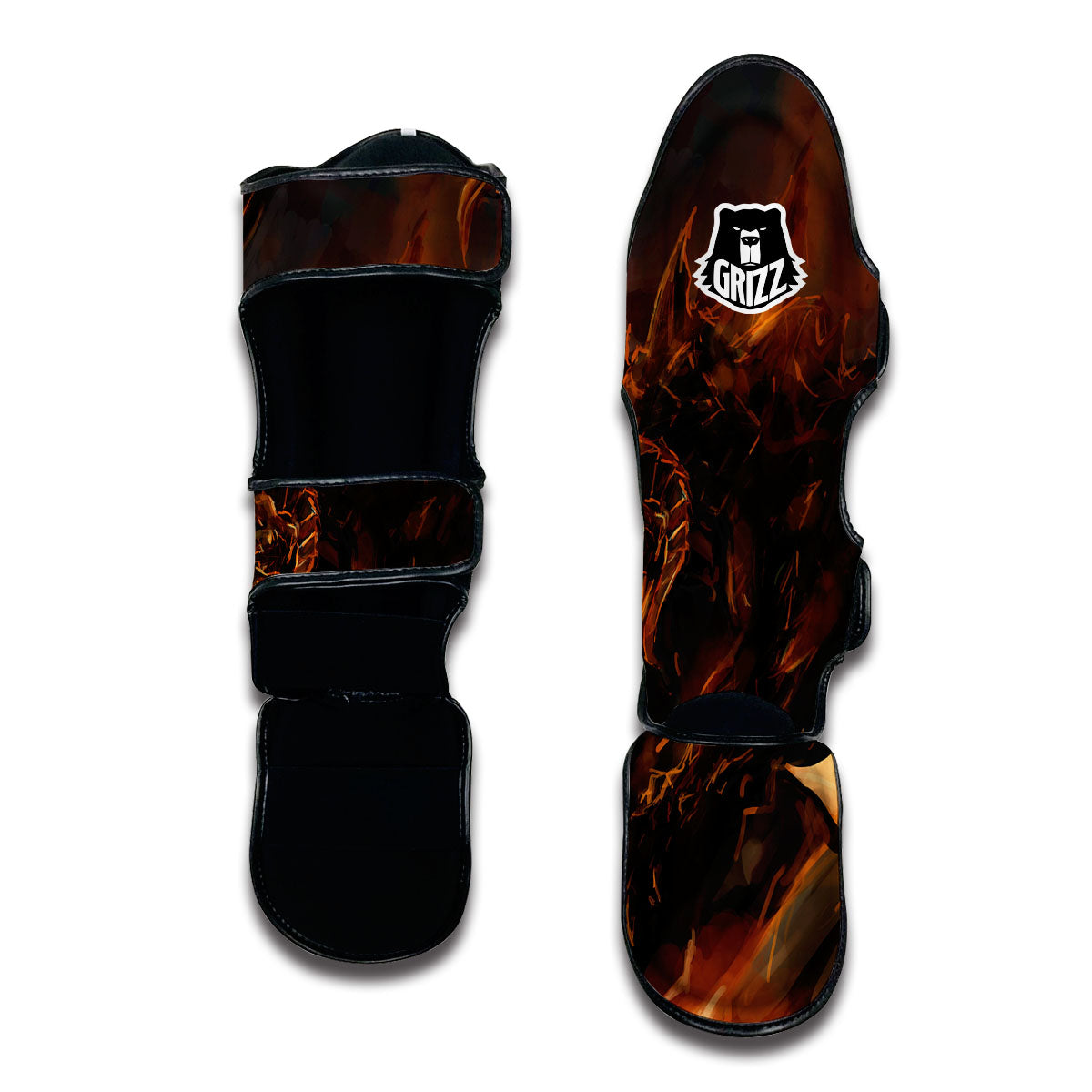 Fire Dragon Muay Thai Shin Guards-grizzshop