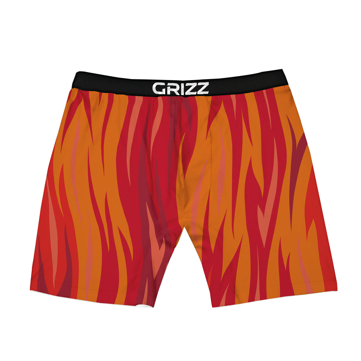 Fire In Hell Print Pattern Boxer Briefs-grizzshop