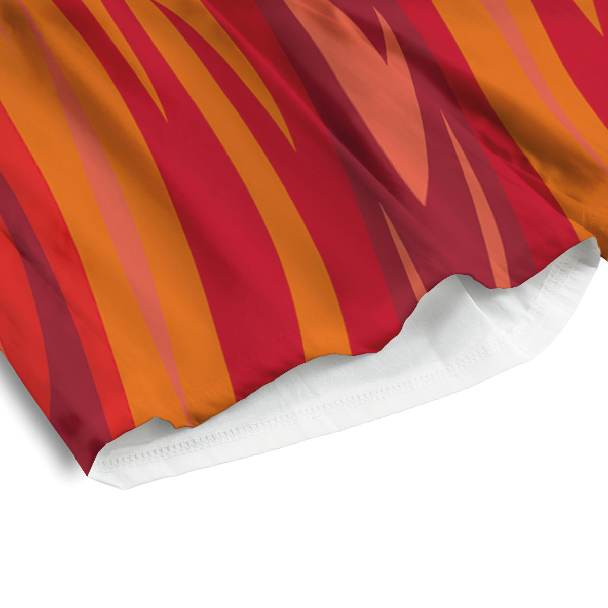 Fire In Hell Print Pattern Men's Athletic Shorts-grizzshop