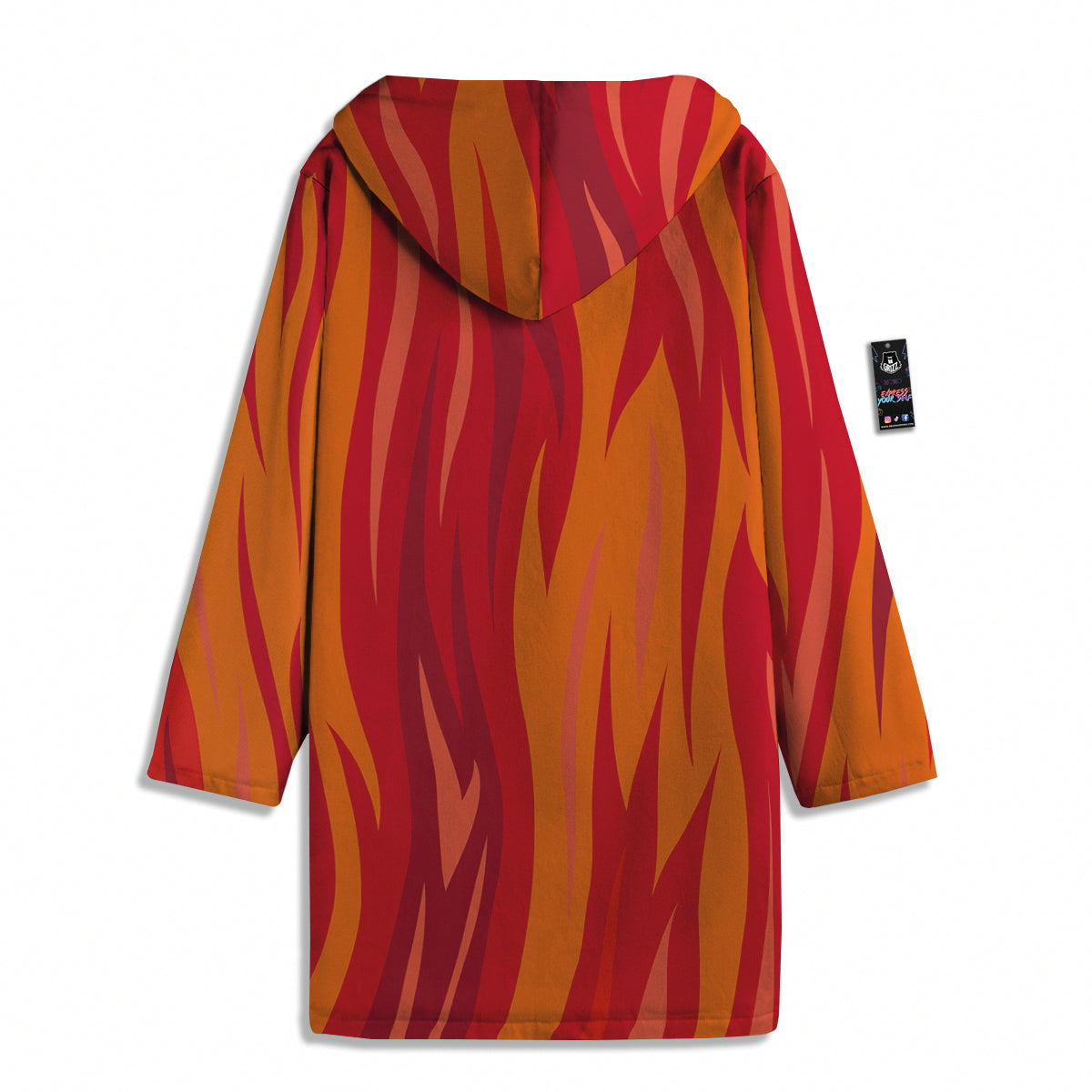 Fire In Hell Print Pattern Men's Windbreaker Jacket-grizzshop