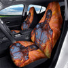 Fire Skeleton Robot Print Car Seat Covers-grizzshop