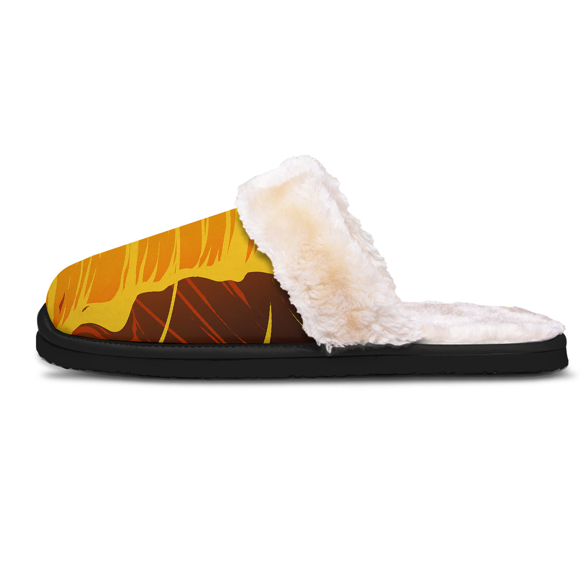 Fire Tornado Print Slippers-grizzshop
