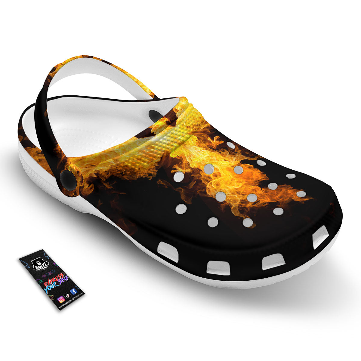 Firebird Phoenix Print Clog-grizzshop
