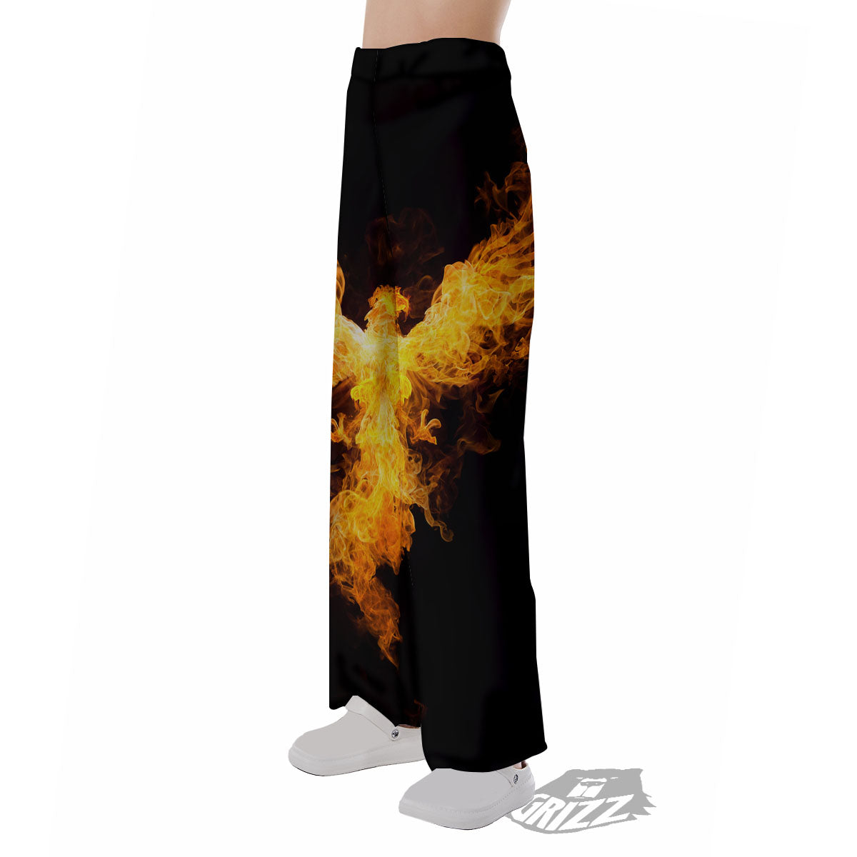 Firebird Phoenix Print Pajama Pants-grizzshop