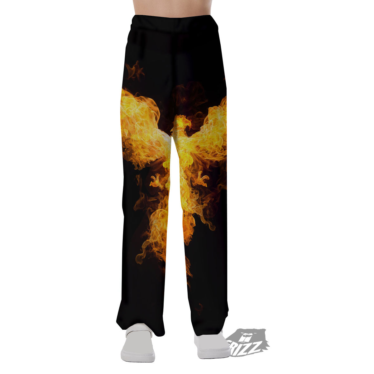 Firebird Phoenix Print Pajama Pants-grizzshop