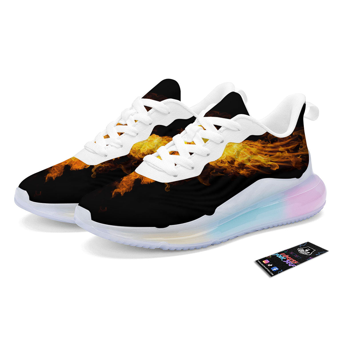Firebird Phoenix Print Running Sneakers-grizzshop