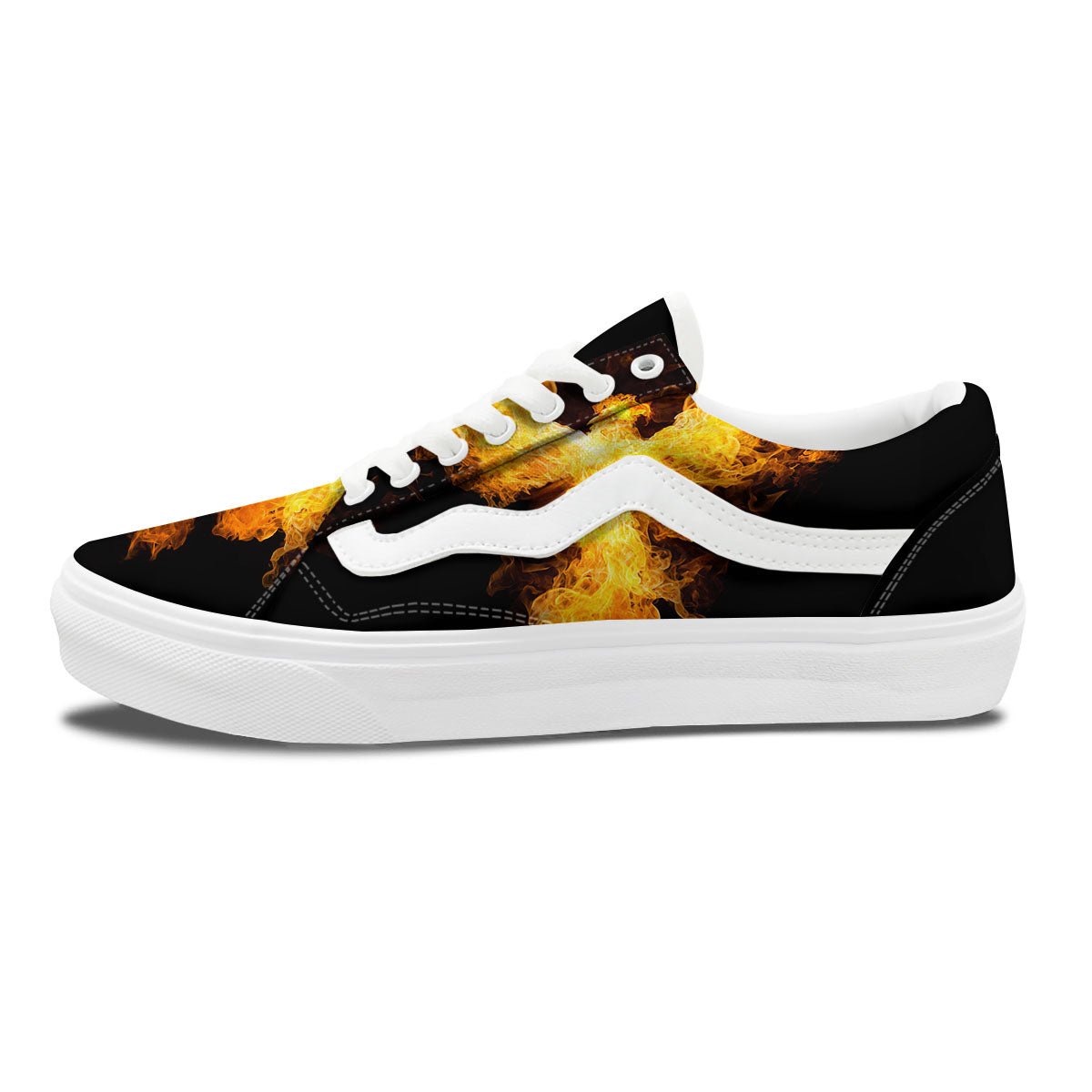 Firebird Phoenix Print Skate Shoes-grizzshop