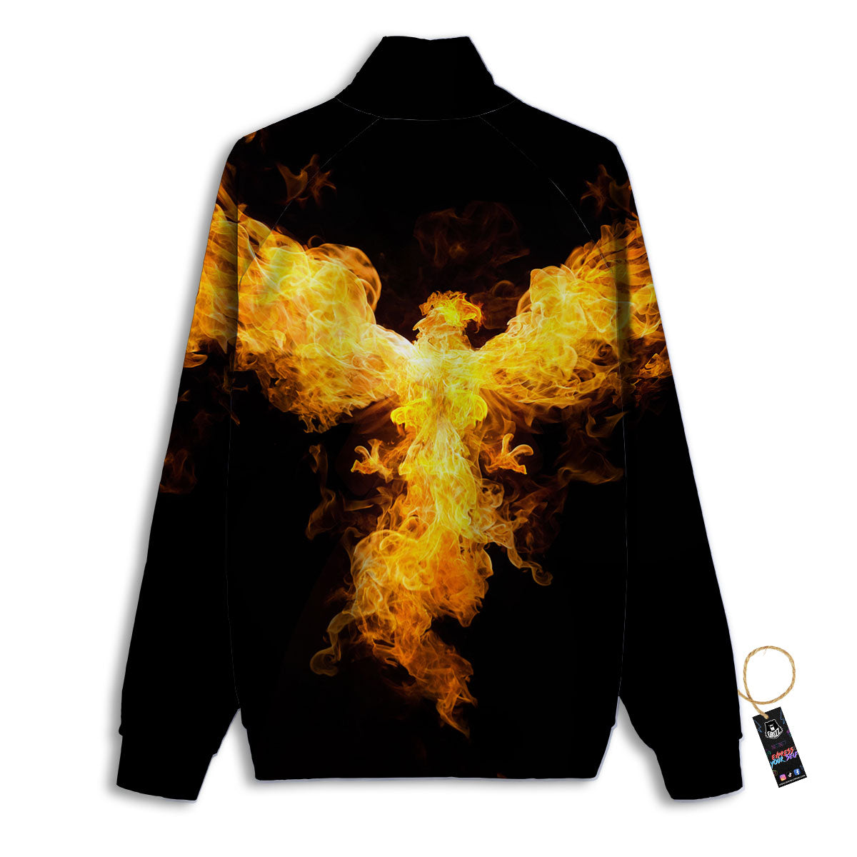 Firebird Phoenix Print Track Jacket-grizzshop