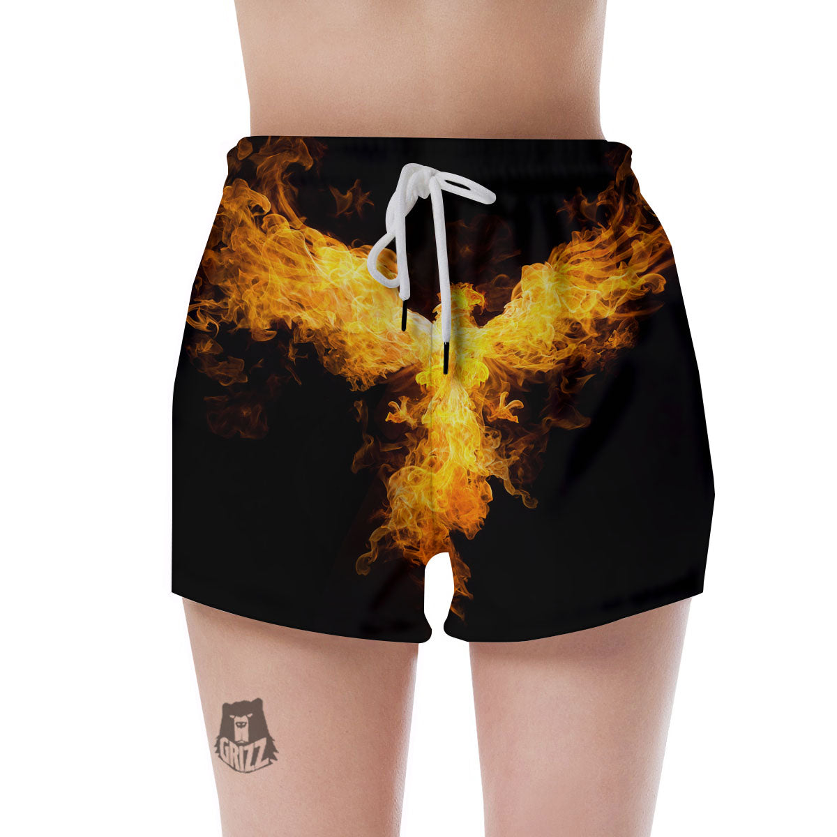 Firebird Phoenix Print Women's Shorts-grizzshop