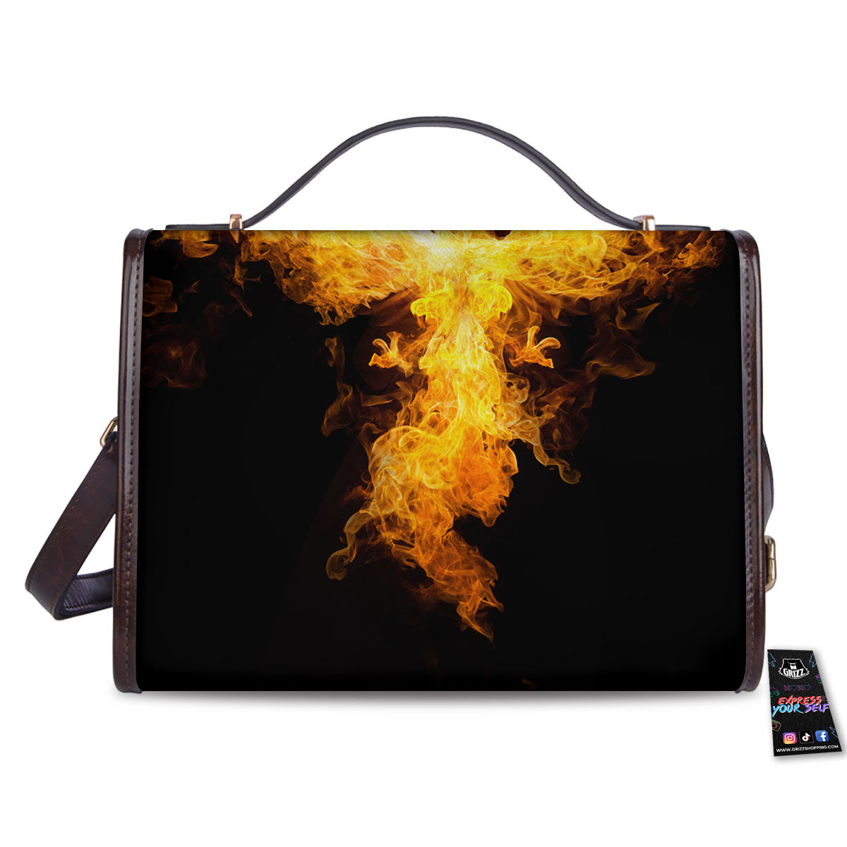 Firebird Phoenix Print Women's Satchel Bag