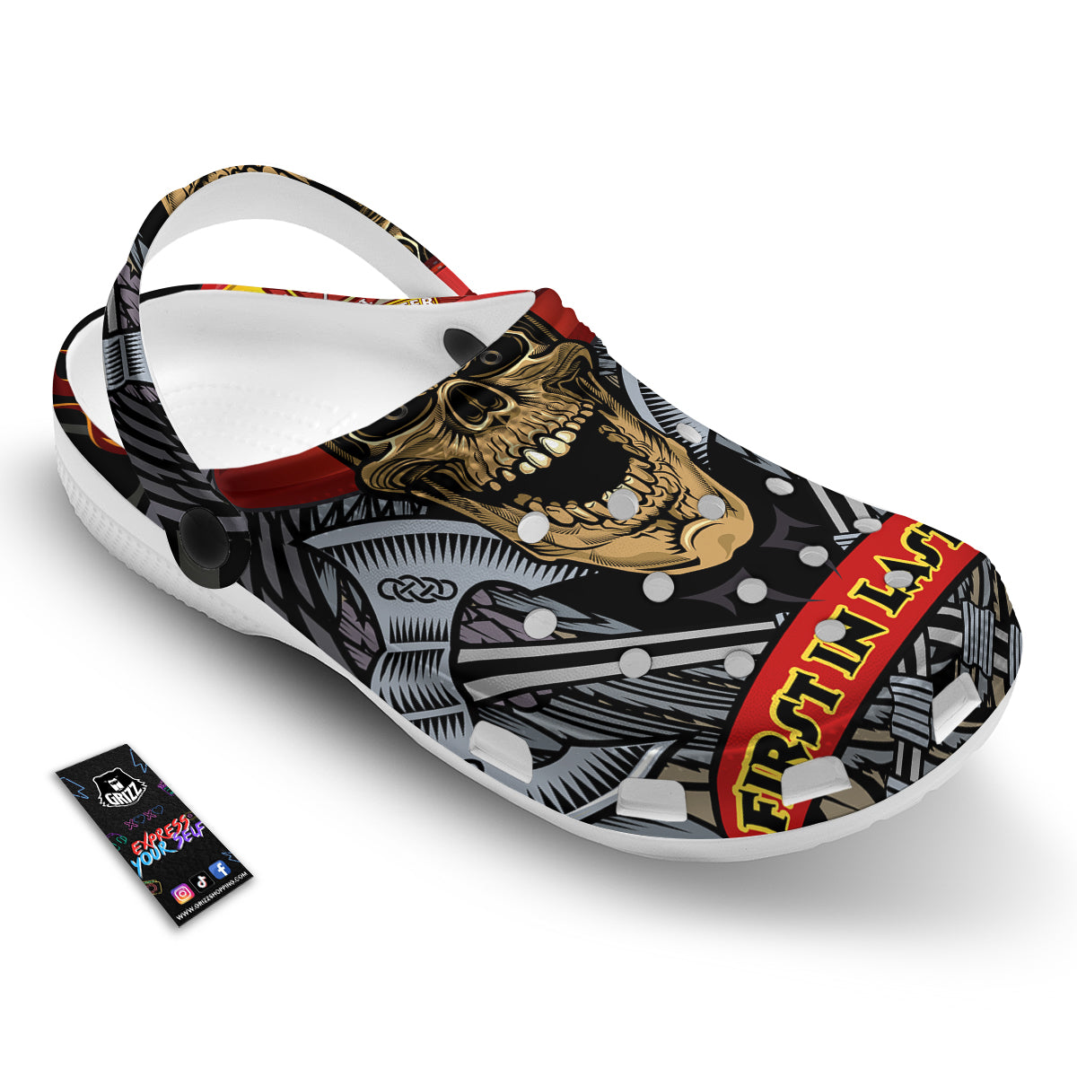 Firefighter Volunteer Print Clog-grizzshop