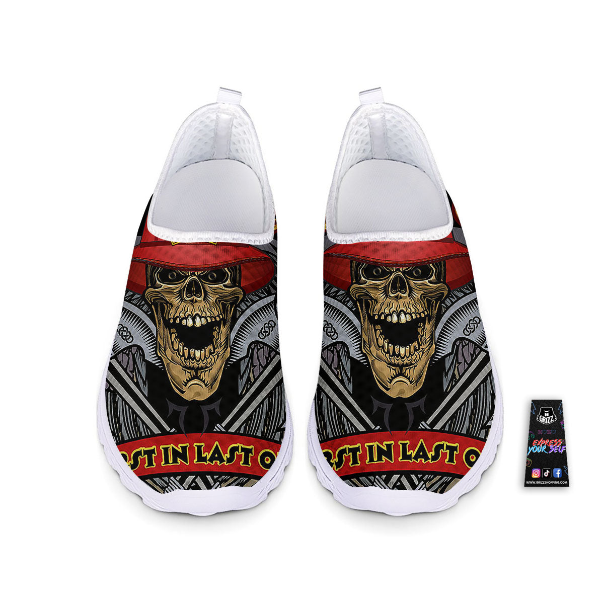 Firefighter Volunteer Print Nurse Shoes-grizzshop
