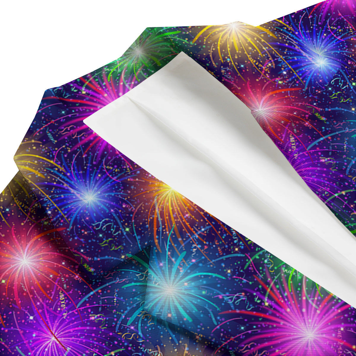 Firework Colorful Print Pattern Men's Blazer-grizzshop