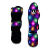 Firework Colorful Print Pattern Muay Thai Shin Guards-grizzshop