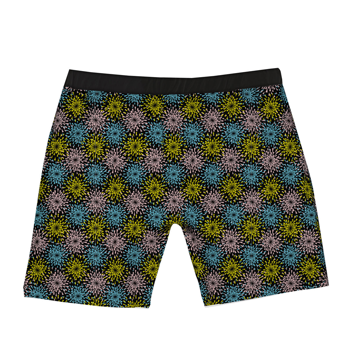 Fireworks Flowers Abstract Print Pattern Boxer Briefs-grizzshop