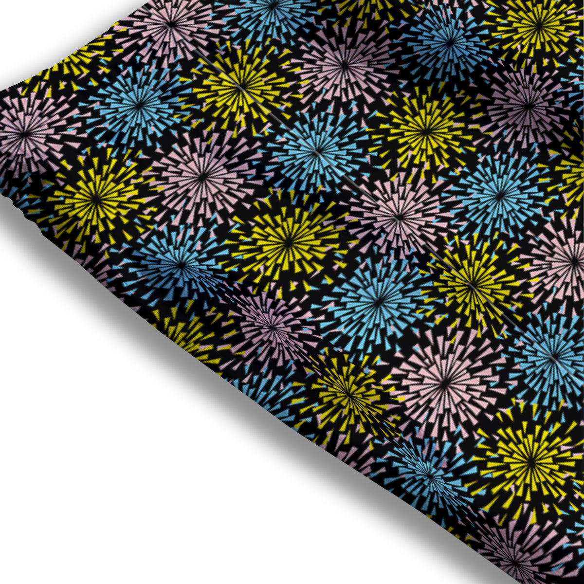 Fireworks Flowers Abstract Print Pattern Mesh Shorts-grizzshop
