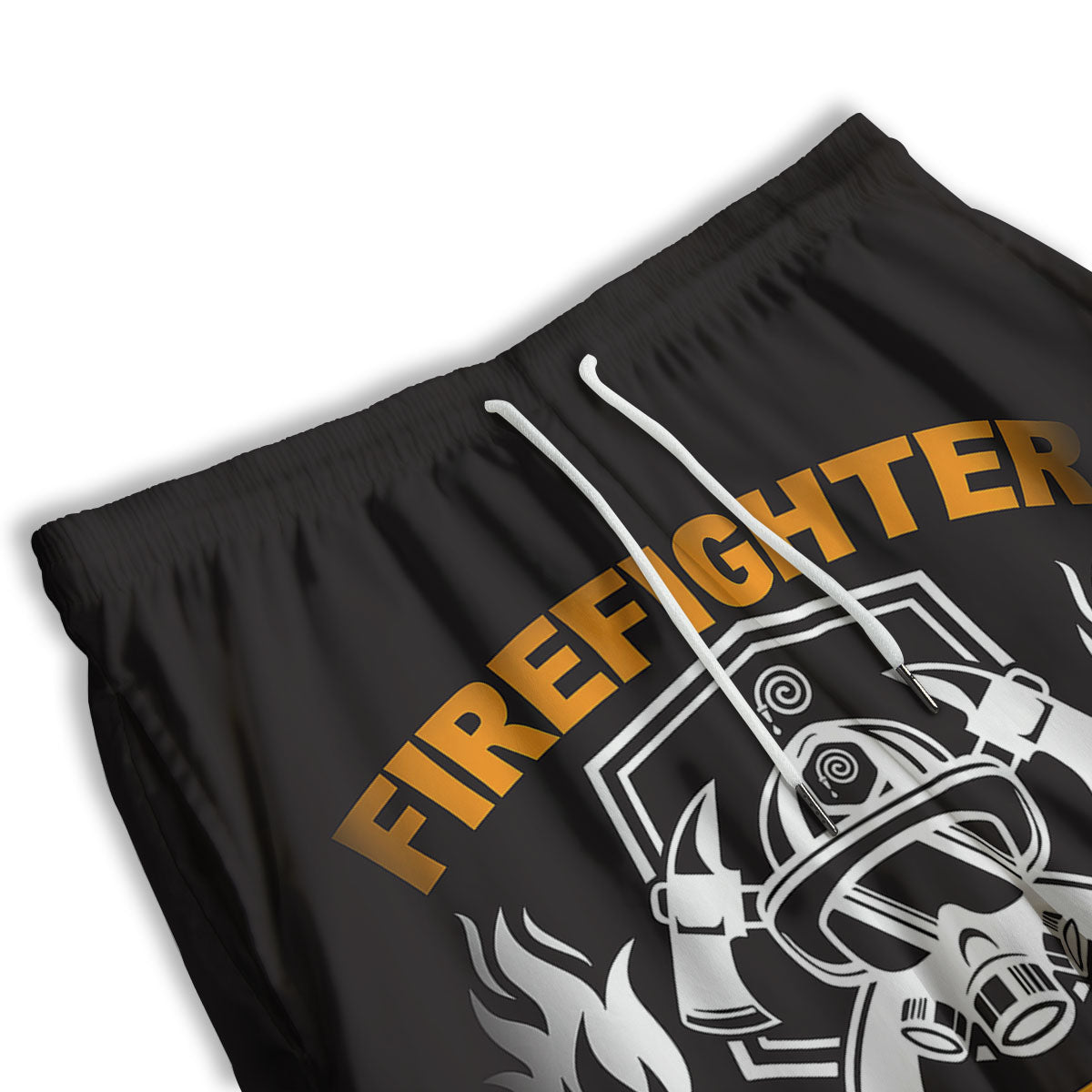 Flow Lava Print Men's Athletic Shorts