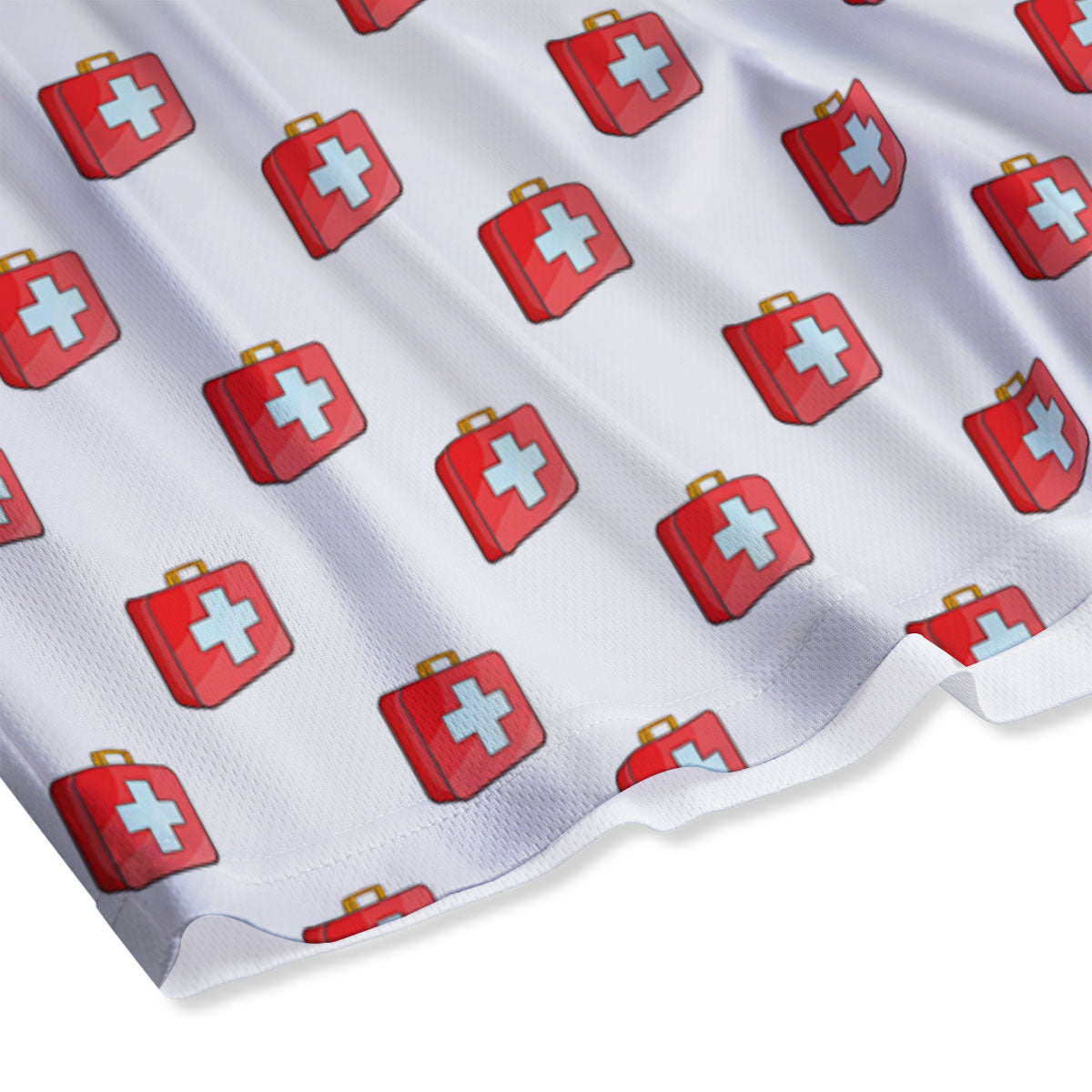 First Kit Aid Paramedic Print Pattern Mesh Shorts-grizzshop