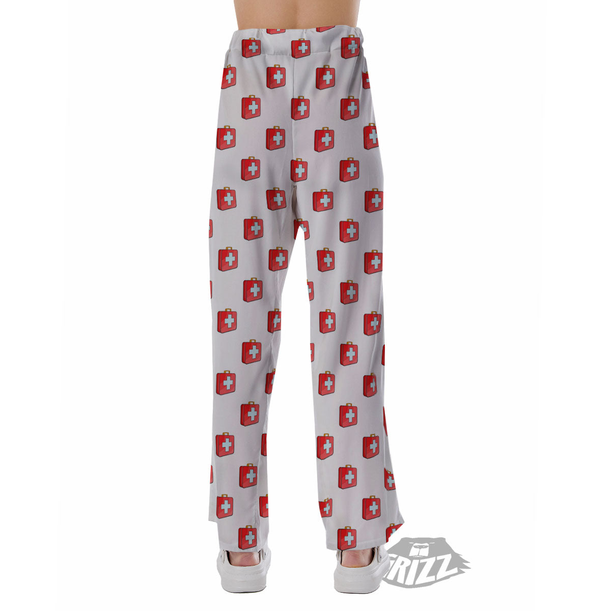 First Kit Aid Paramedic Print Pattern Pajama Pants-grizzshop