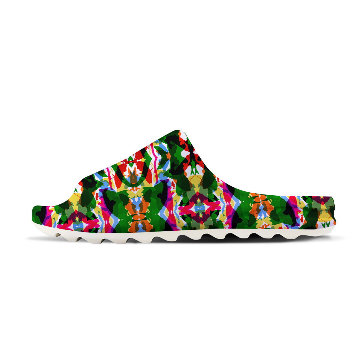 Fish Colorful Abstract Print Pattern Sandals-grizzshop