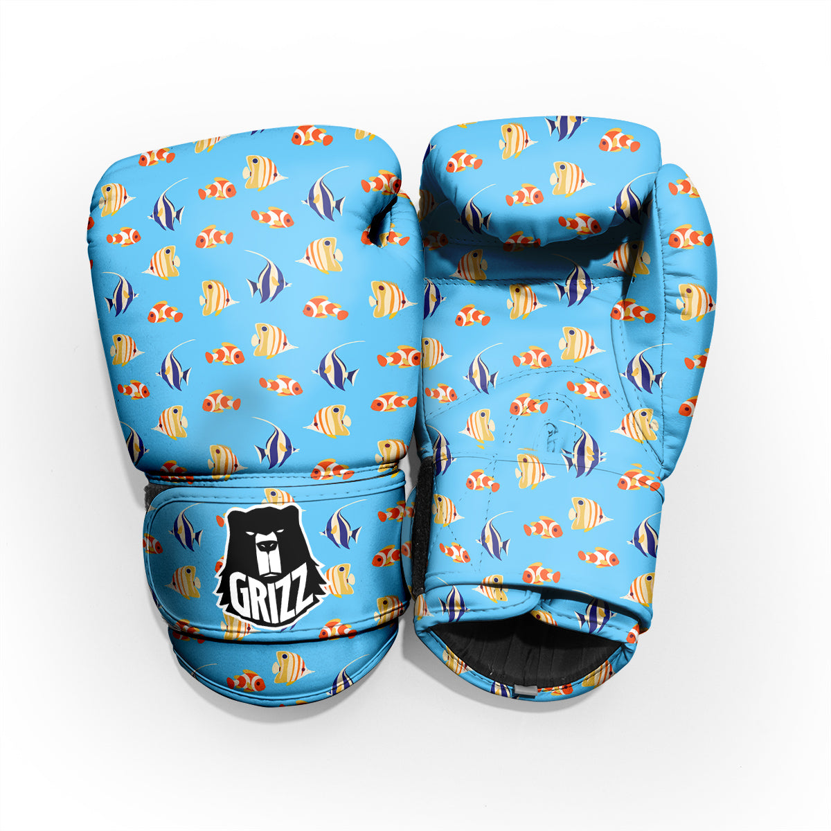 Fish Cute Print Pattern Pro Boxing Glove