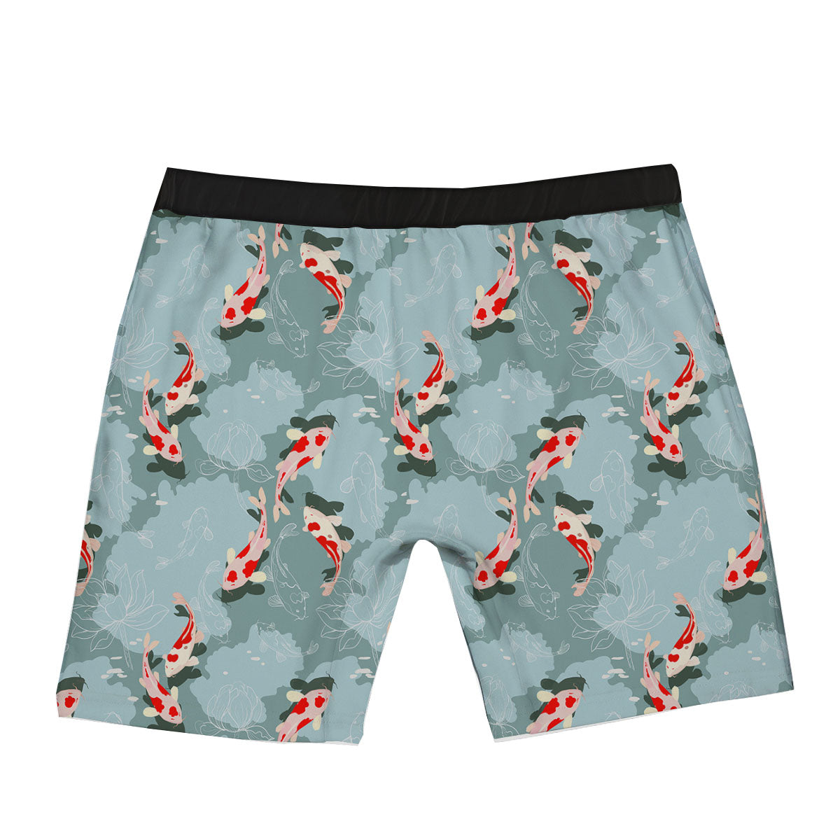 Fish Koi Print Pattern Boxer Briefs-grizzshop