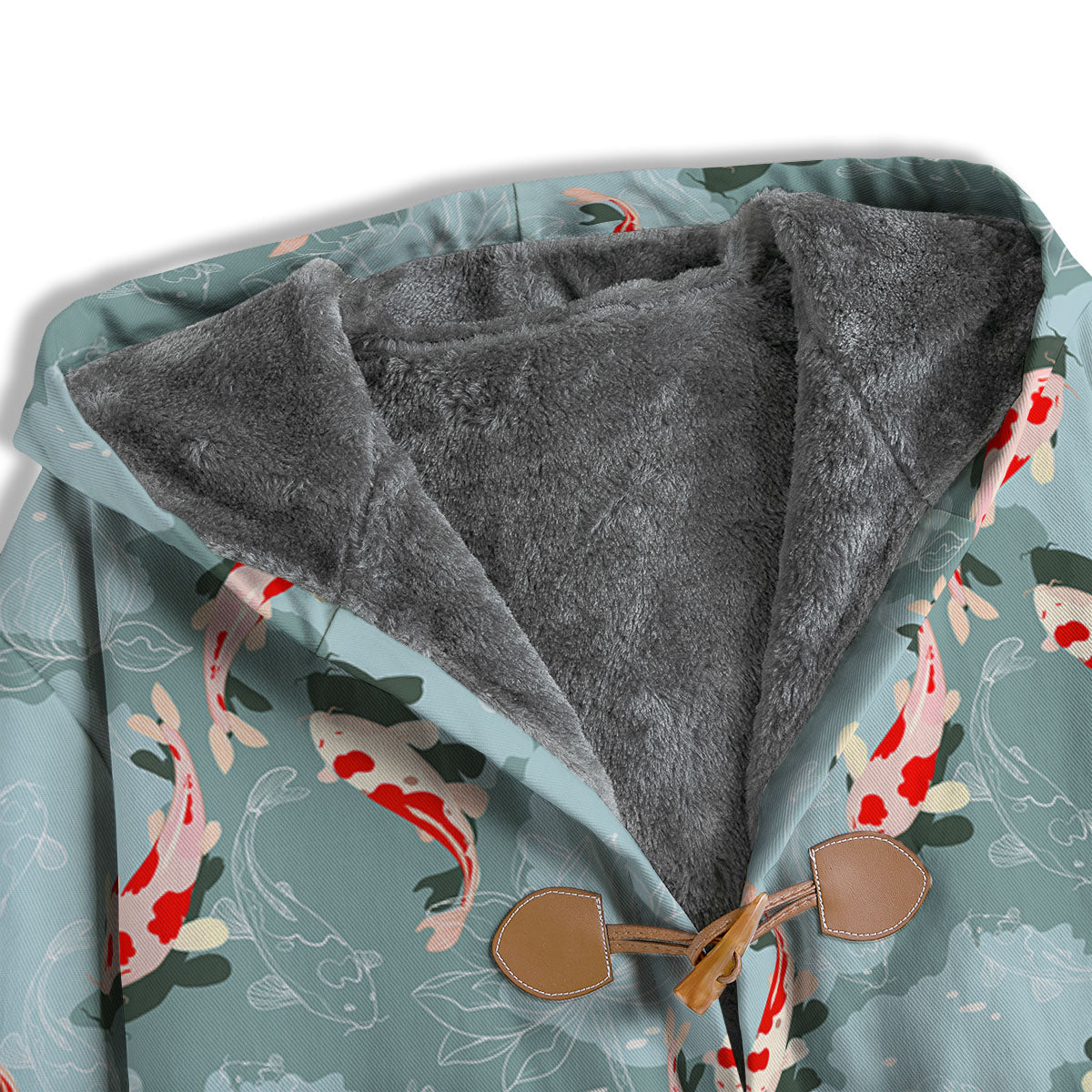 Fish Koi Print Pattern Men's Windbreaker Jacket-grizzshop