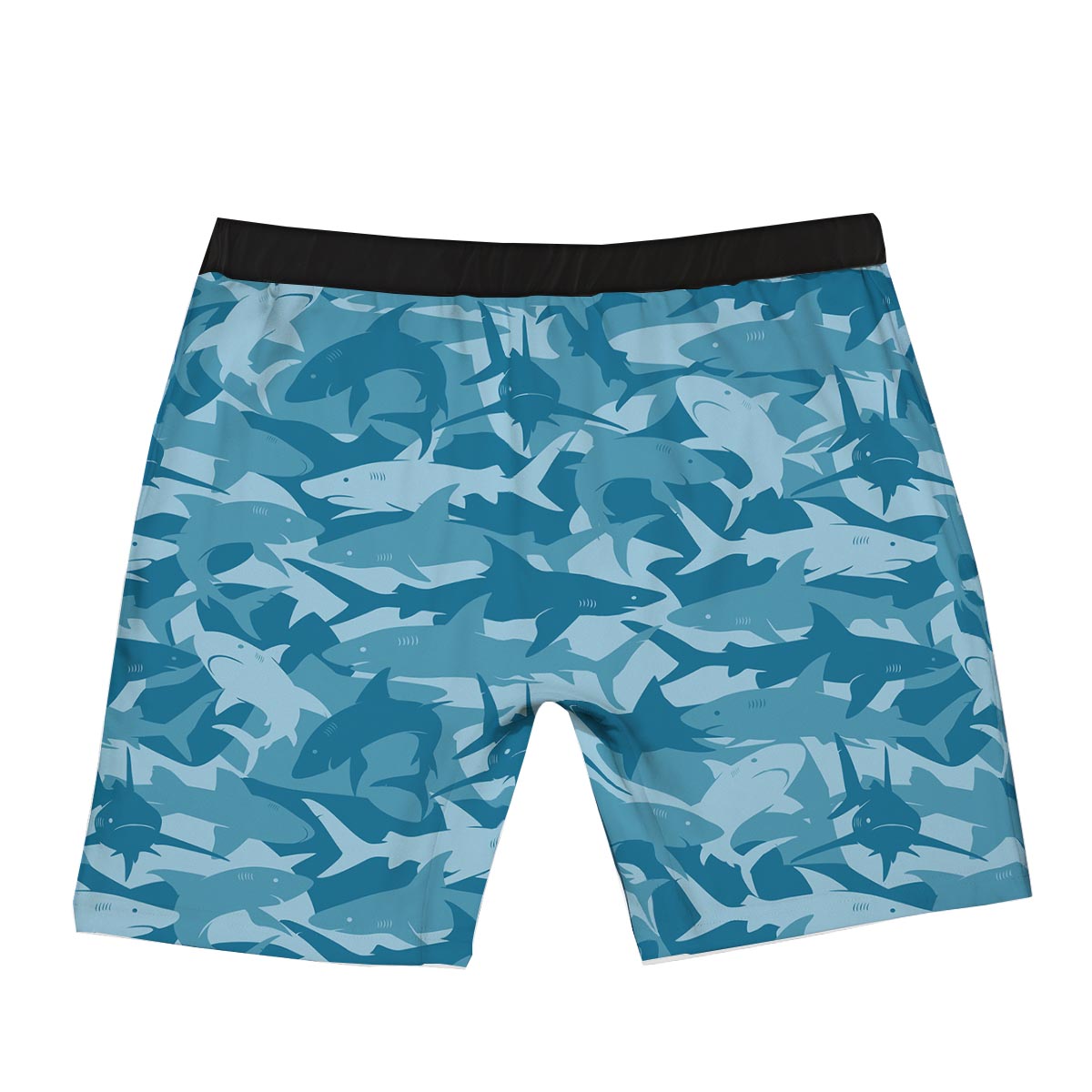 Fish Shark Print Pattern Boxer Briefs-grizzshop