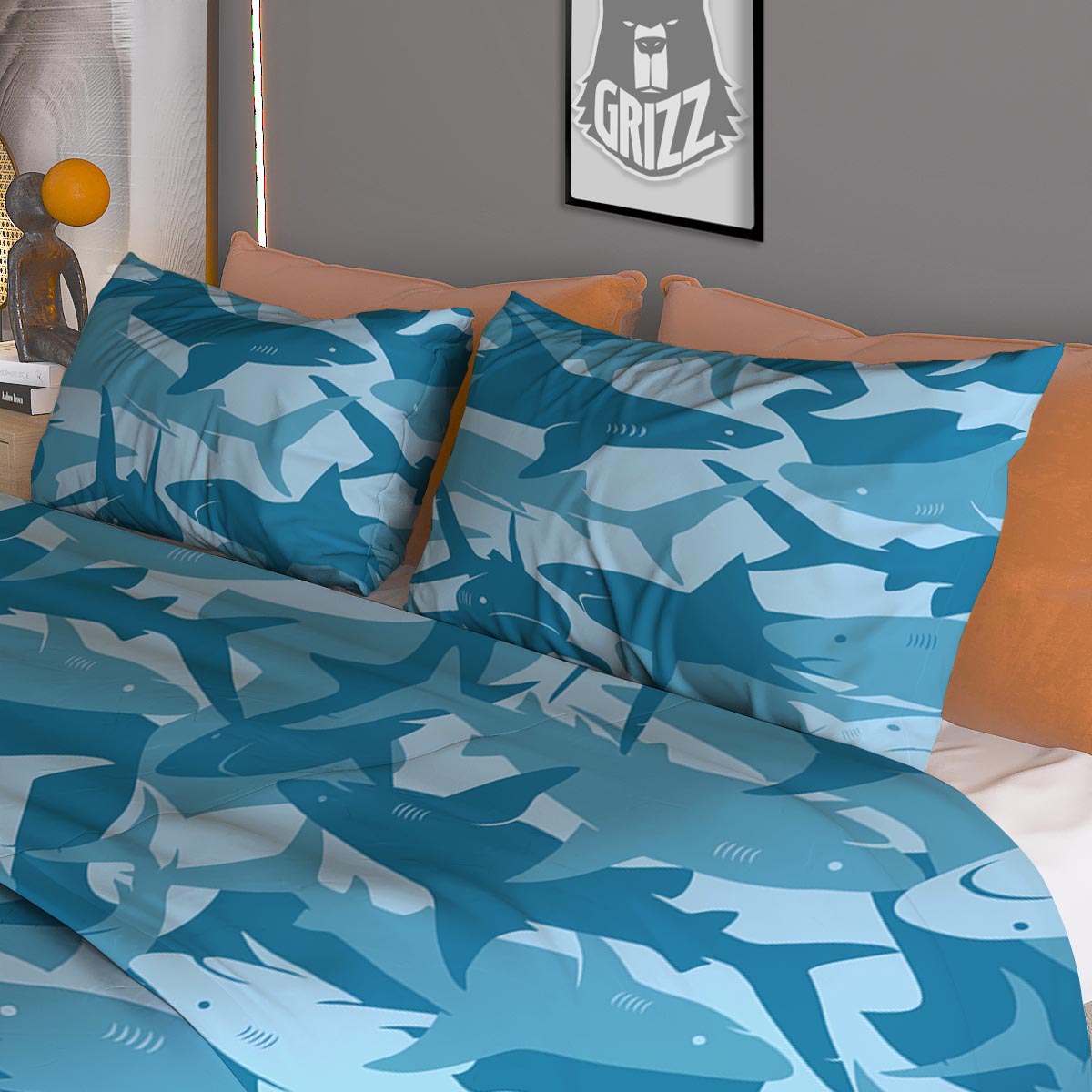 Ethnic Vintage Print Pattern Duvet Cover Bedding Set