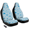 Fish Swimming In Blue Sea Print Pattern Car Seat Covers-grizzshop