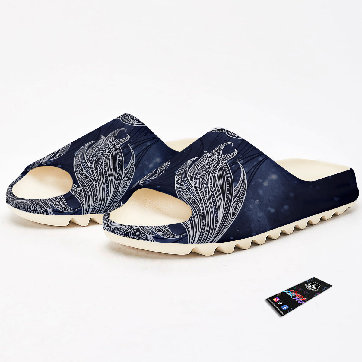 Fish Bohemian Spiritual Print Sandals-grizzshop