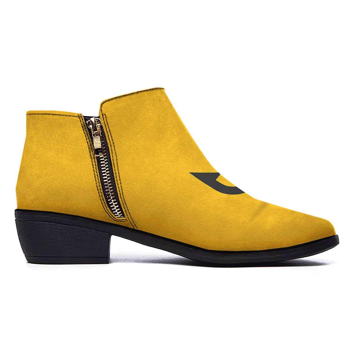 Fishing Hooks Print Ankle Boots-grizzshop