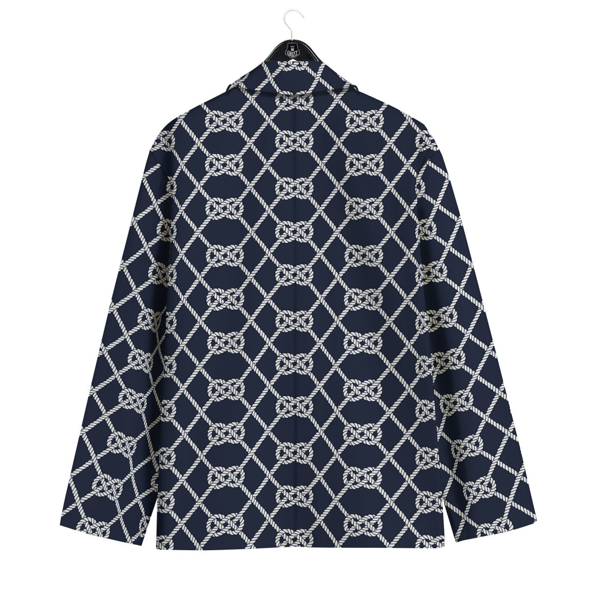 Fishing Knots Rope Print Pattern Men's Sport Coat-grizzshop