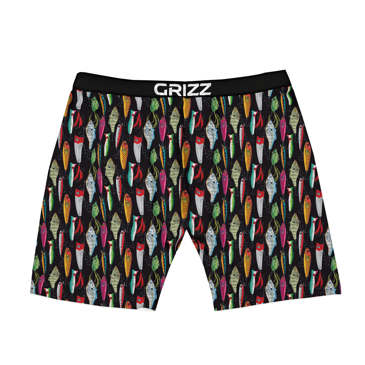Fishing Print Pattern Boxer Briefs-grizzshop