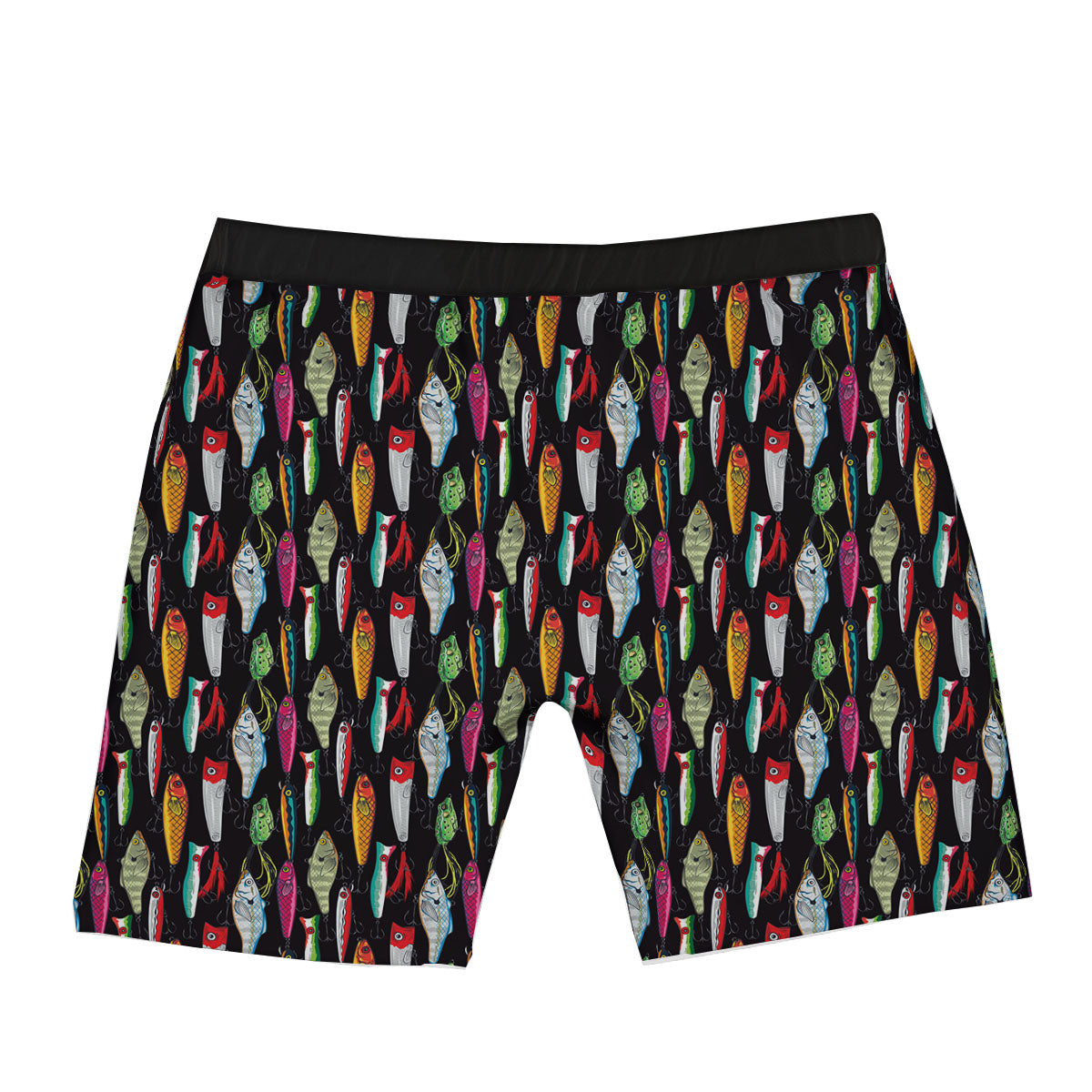 Fishing Print Pattern Boxer Briefs-grizzshop