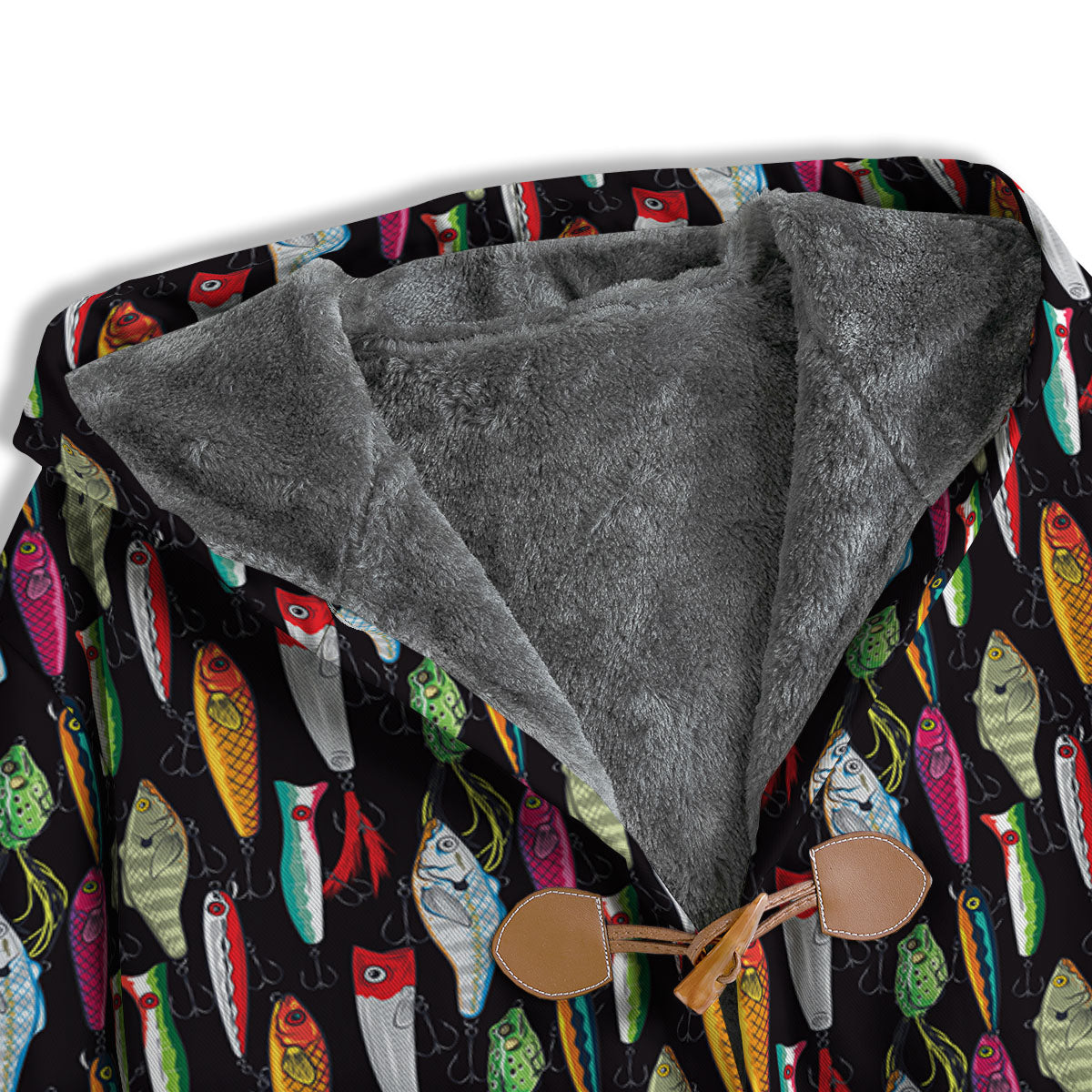 Fishing Print Pattern Men's Windbreaker Jacket-grizzshop