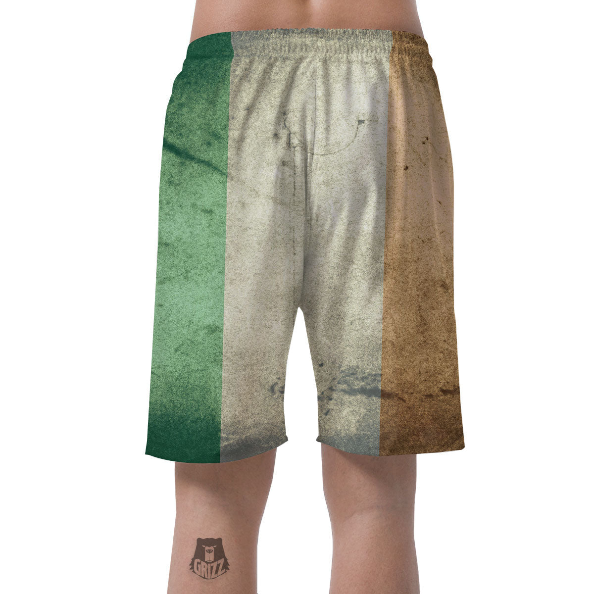 Flag Irish Print Men's Shorts-grizzshop