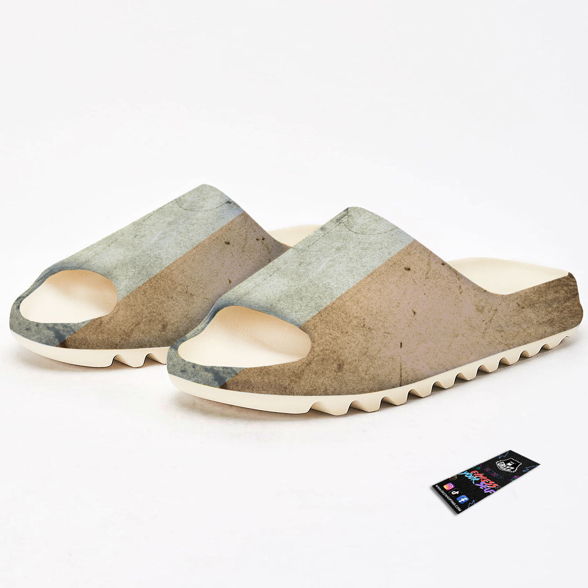 Flag Irish Print Sandals-grizzshop