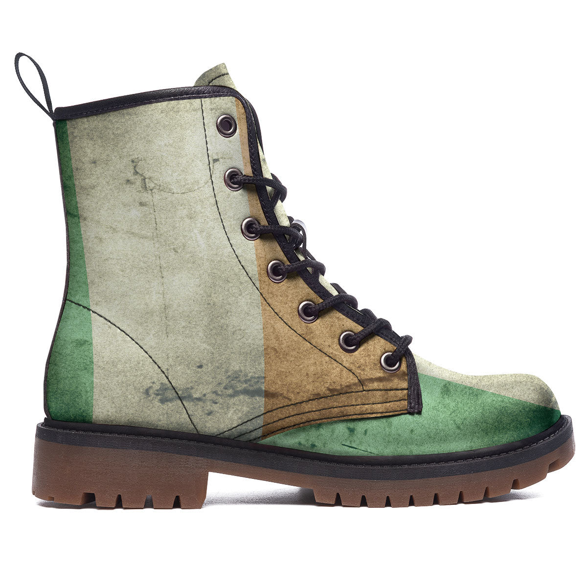 Flag Irish Print Work Boots-grizzshop