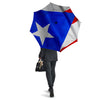 Flag Puerto Rican Print Umbrella-grizzshop