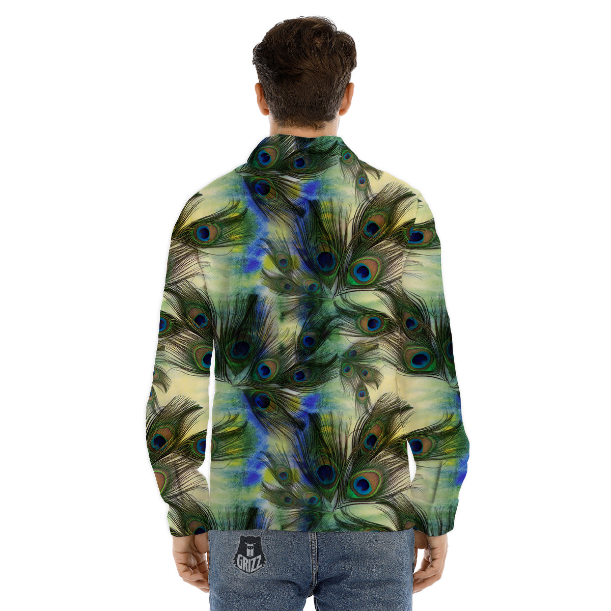 Flag Rasta Print Men's Dress Shirts-grizzshop