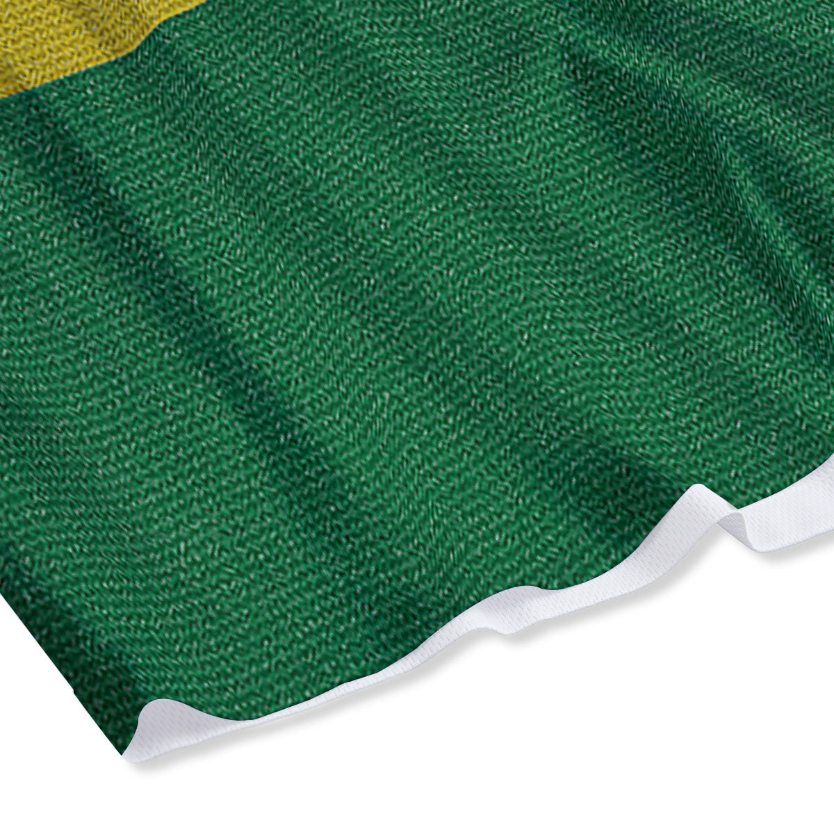 Flag Rasta Print Mesh Shorts