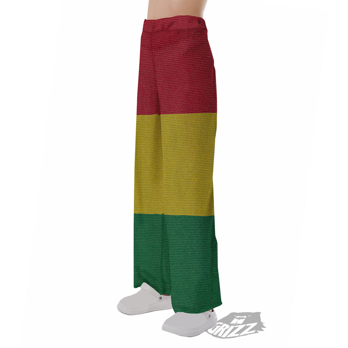 Flag Rasta Print Pajama Pants-grizzshop