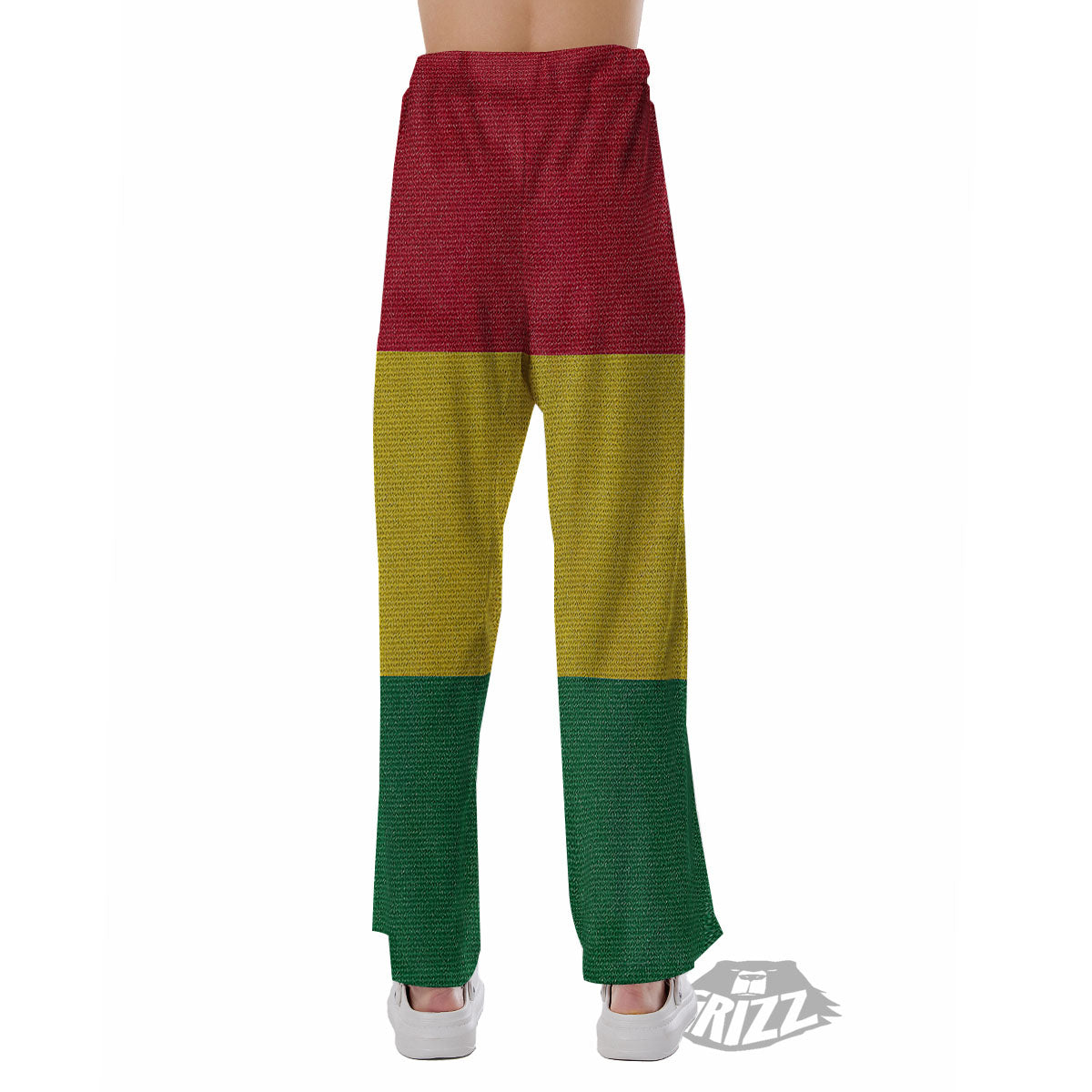 Flag Rasta Print Pajama Pants-grizzshop