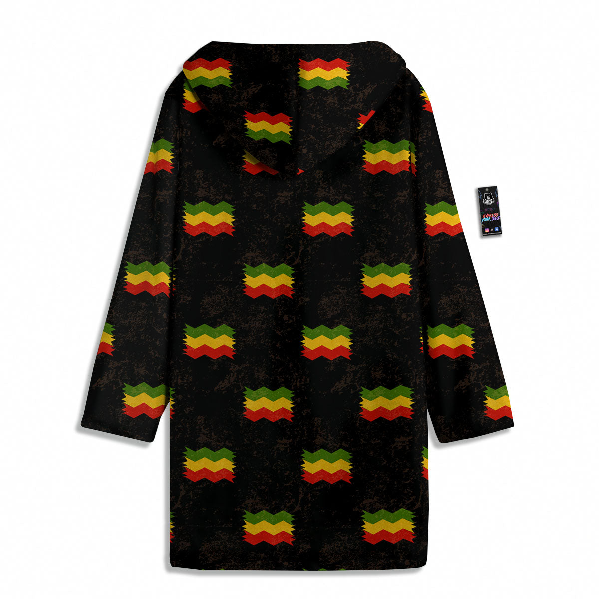 Flag Rasta Print Pattern Men's Windbreaker Jacket-grizzshop