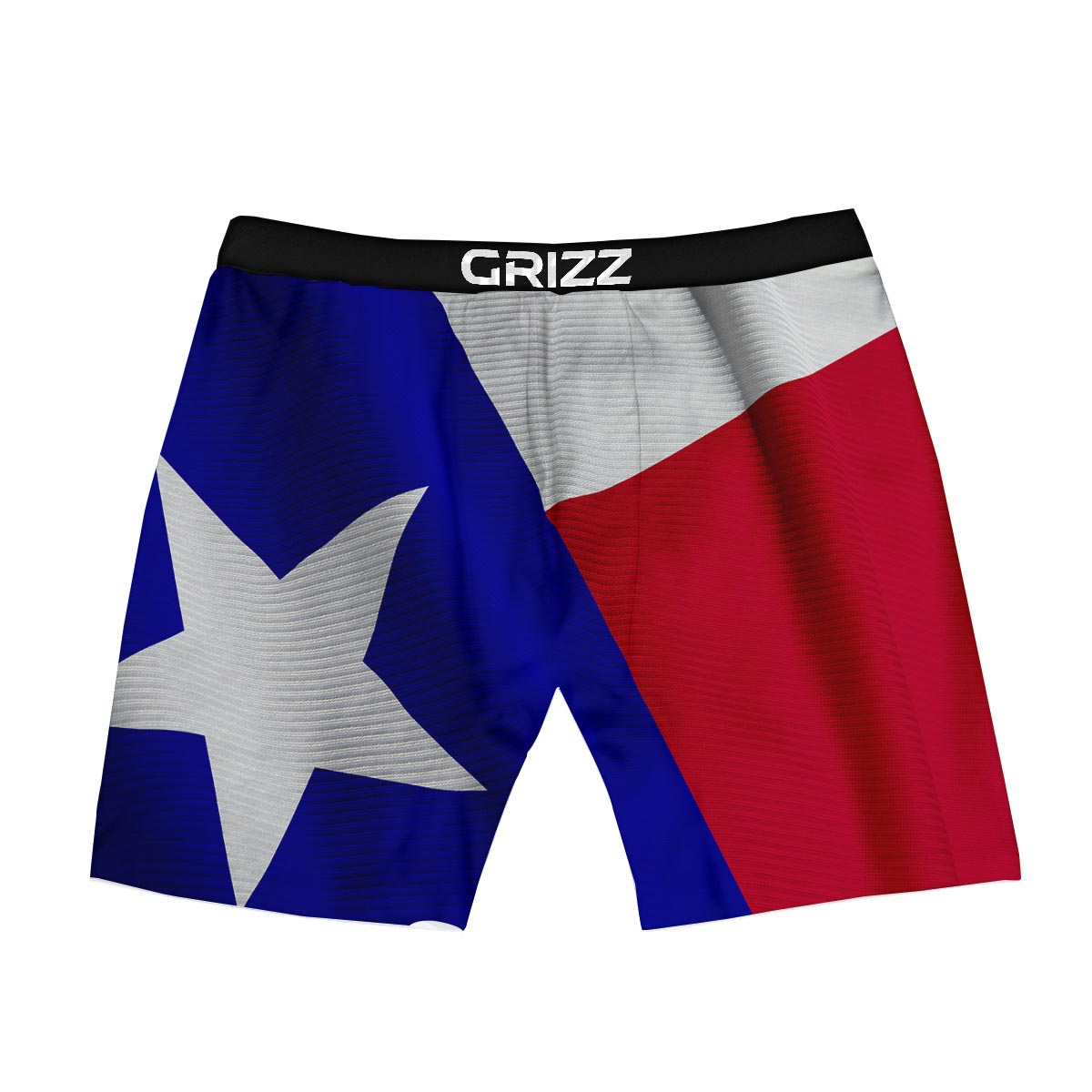 Flag Texas State Print Boxer Briefs-grizzshop