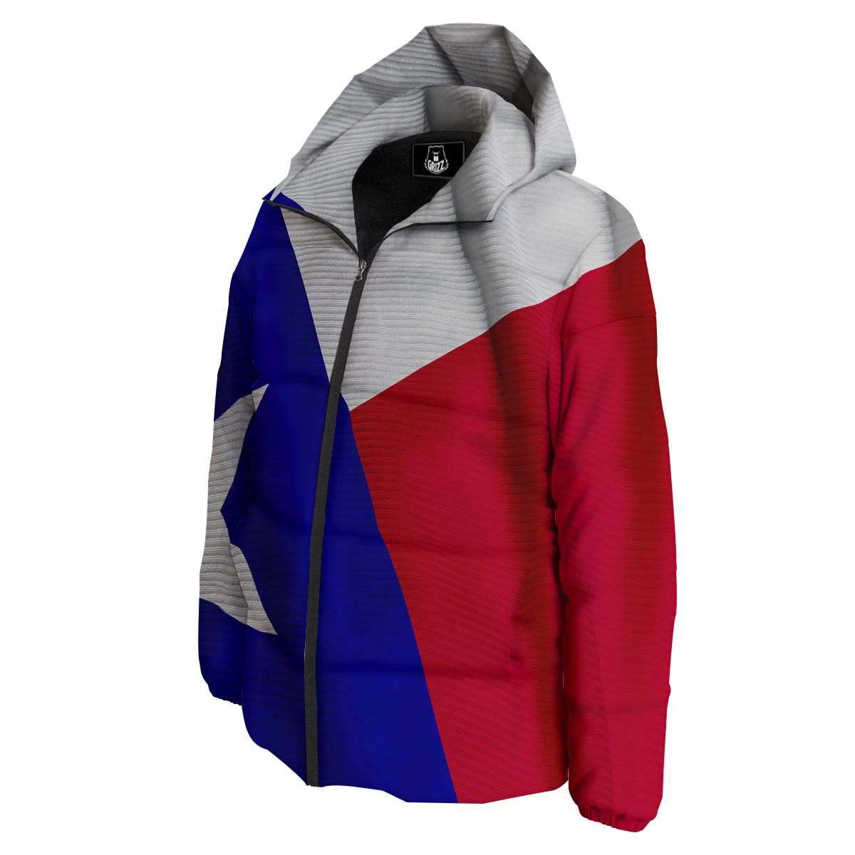 Flag Texas State Print Down Jacket-grizzshop